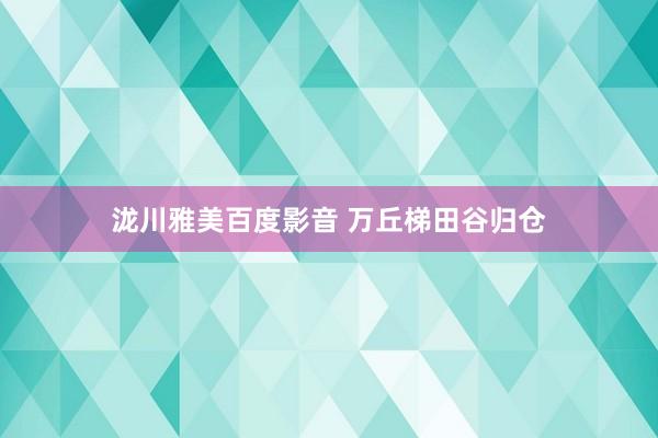 泷川雅美百度影音 万丘梯田谷归仓